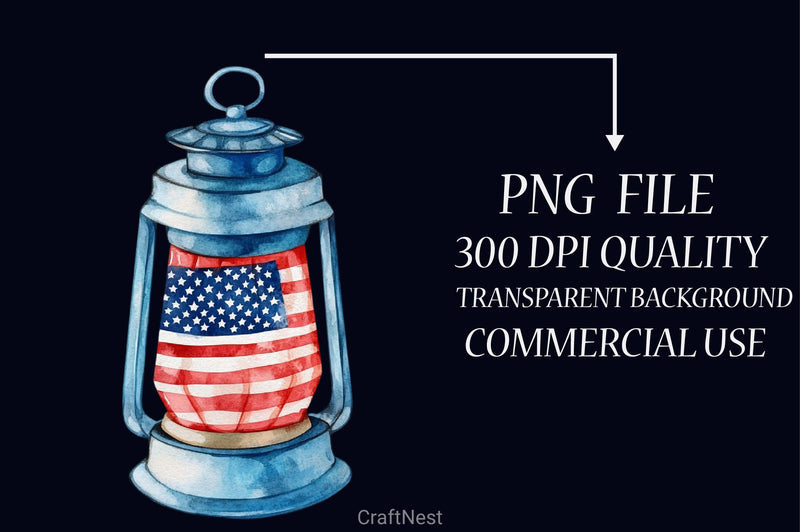 4th of July Independence Day Clipart Bundle 1 - CraftNest - Digital Crafting and Art