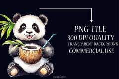 Summer Cocktail & Animals Clipart Bundle - CraftNest - Digital Crafting and Art