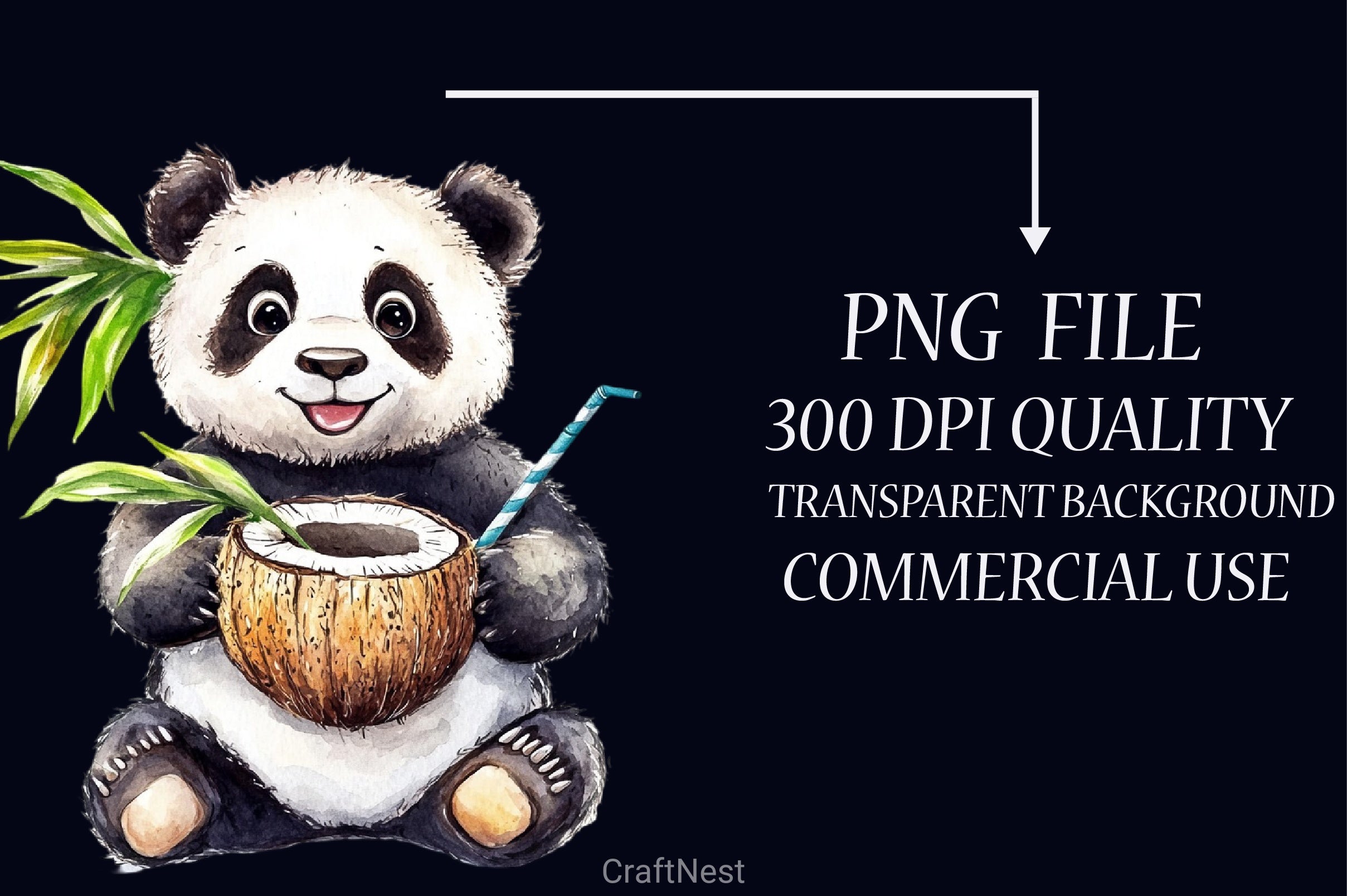 Summer Cocktail & Animals Clipart Bundle - CraftNest - Digital Crafting and Art