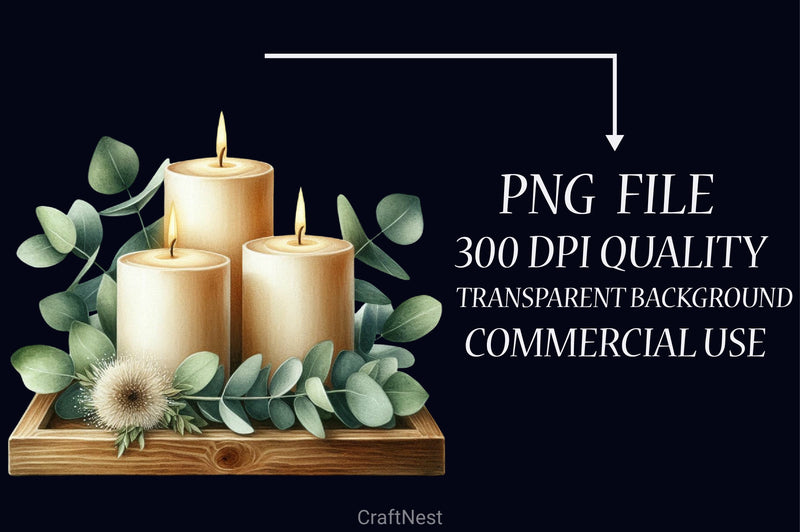 Winter Spa Clipart Bundle - CraftNest - Digital Crafting and Art