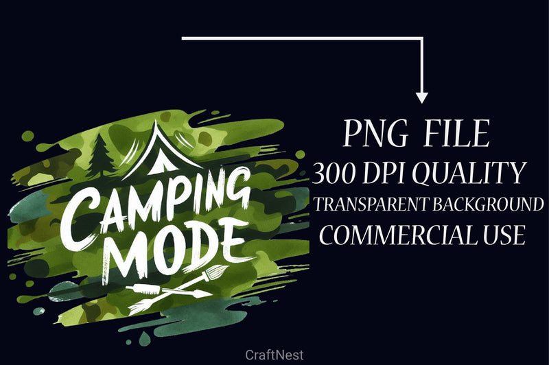 Camping Mode Clipart Bundle - CraftNest - Digital Crafting and Art