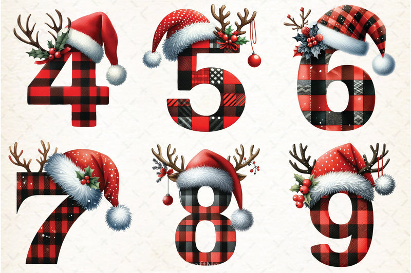 Christmas Alphabet Clipart Bundle 3 - CraftNest - Digital Crafting and Art