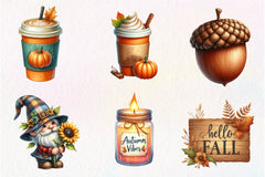 Autumn Clipart Bundle - CraftNest - Digital Crafting and Art