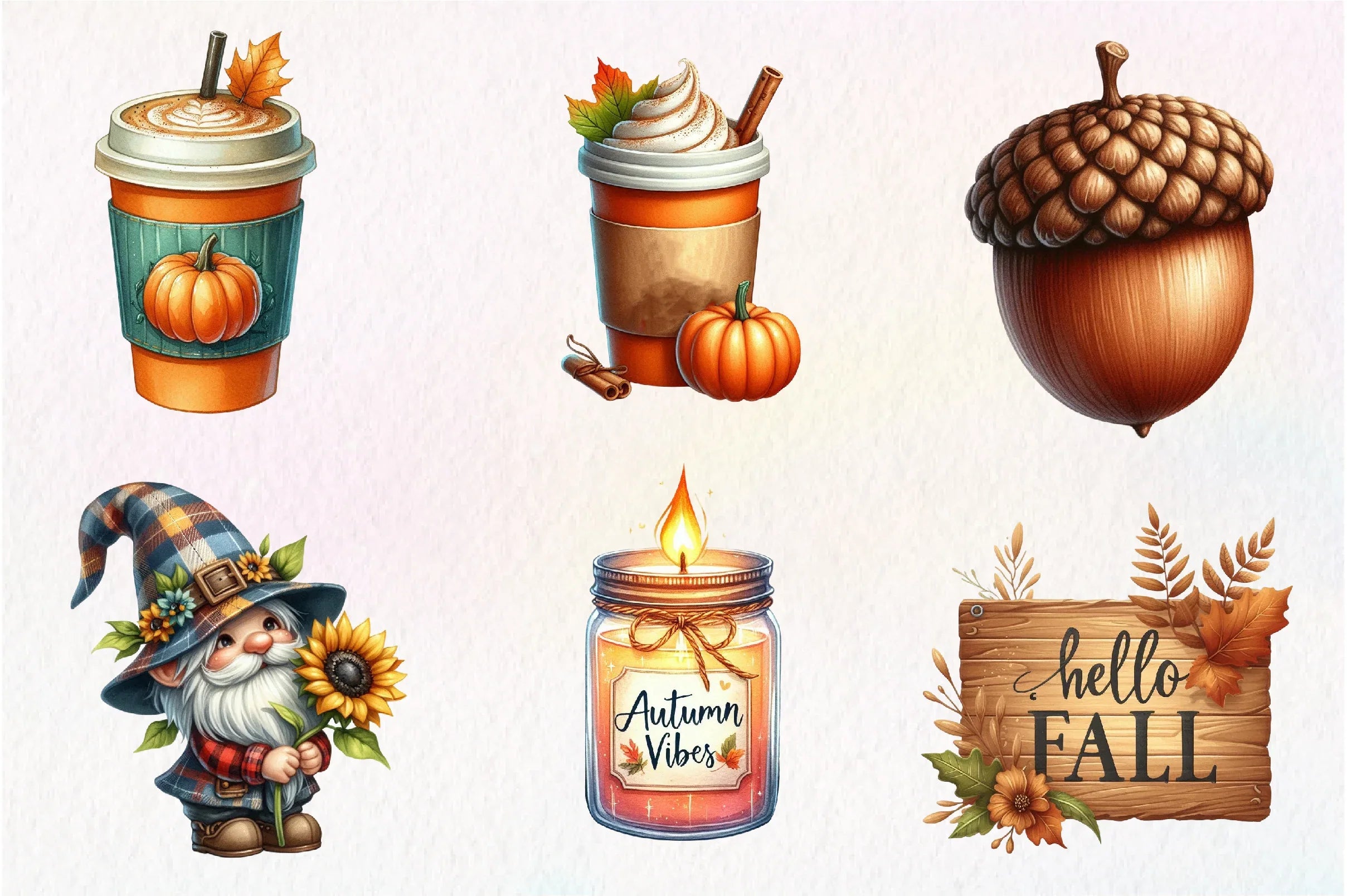 Autumn Clipart Bundle - CraftNest - Digital Crafting and Art