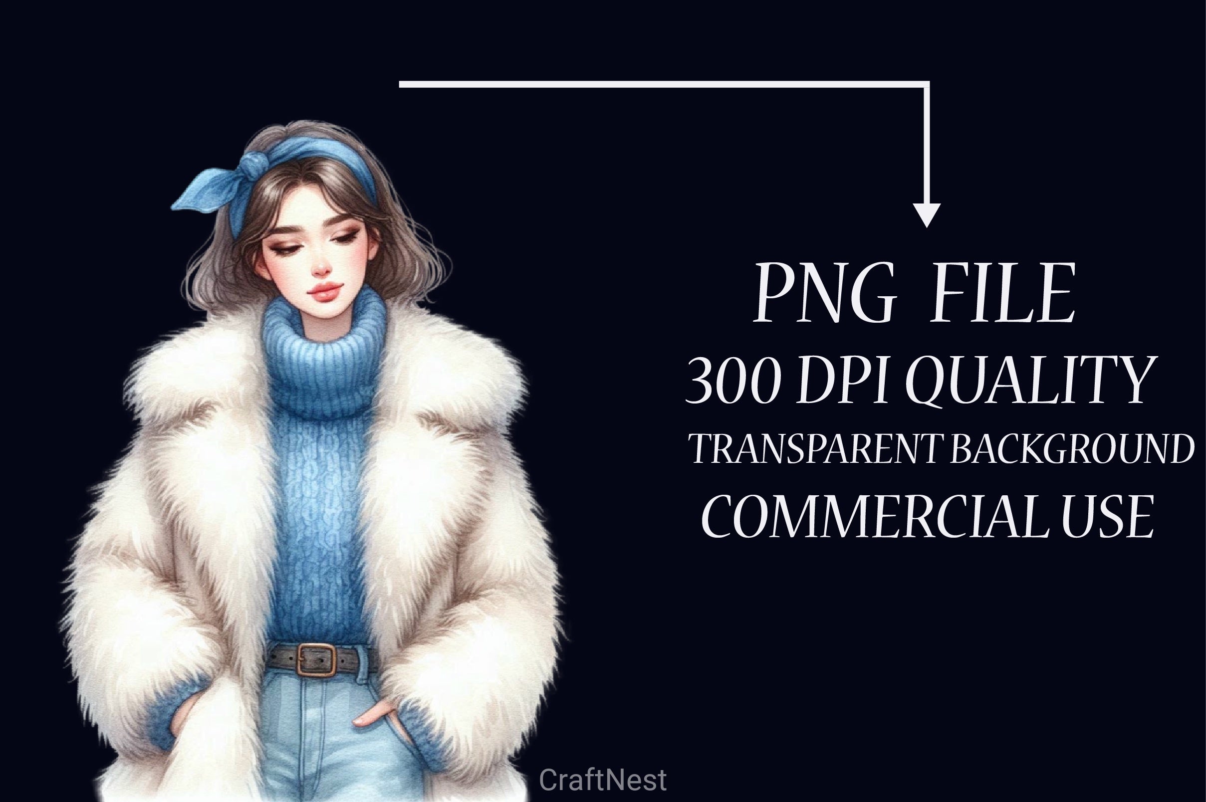 Blue Christmas Clipart Bundle 10 - CraftNest - Digital Crafting and Art