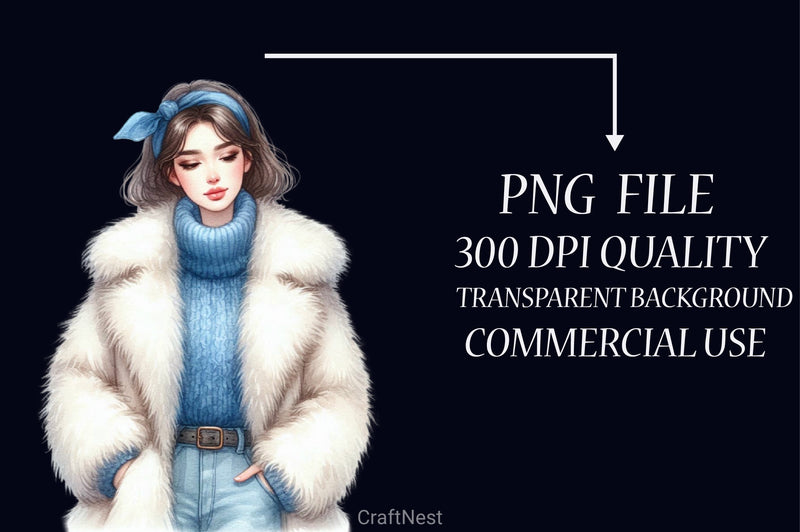 Blue Christmas Clipart Bundle 10 - CraftNest - Digital Crafting and Art