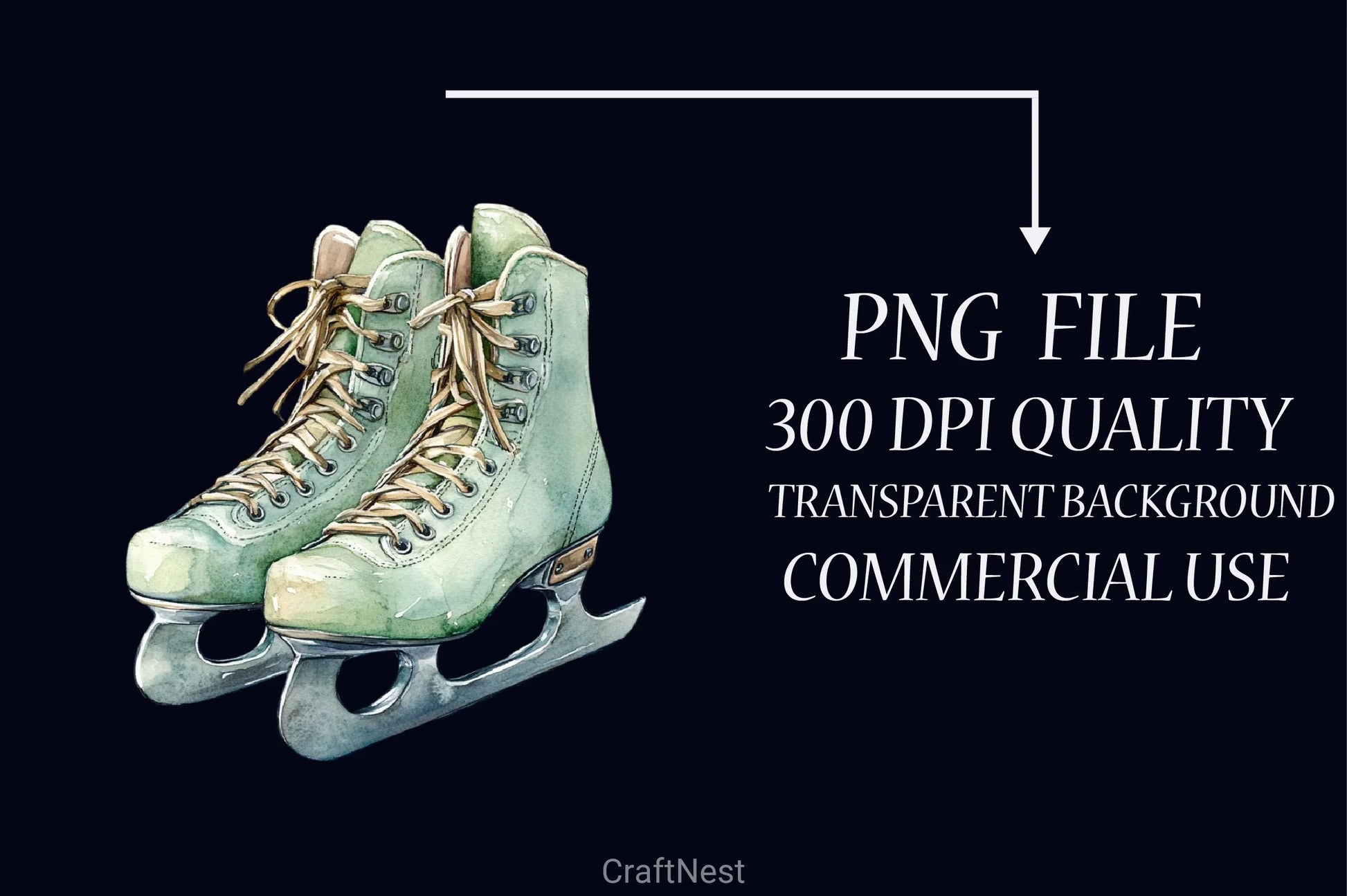 Vintage Green Christmas Clipart Bundle - CraftNest - Digital Crafting and Art