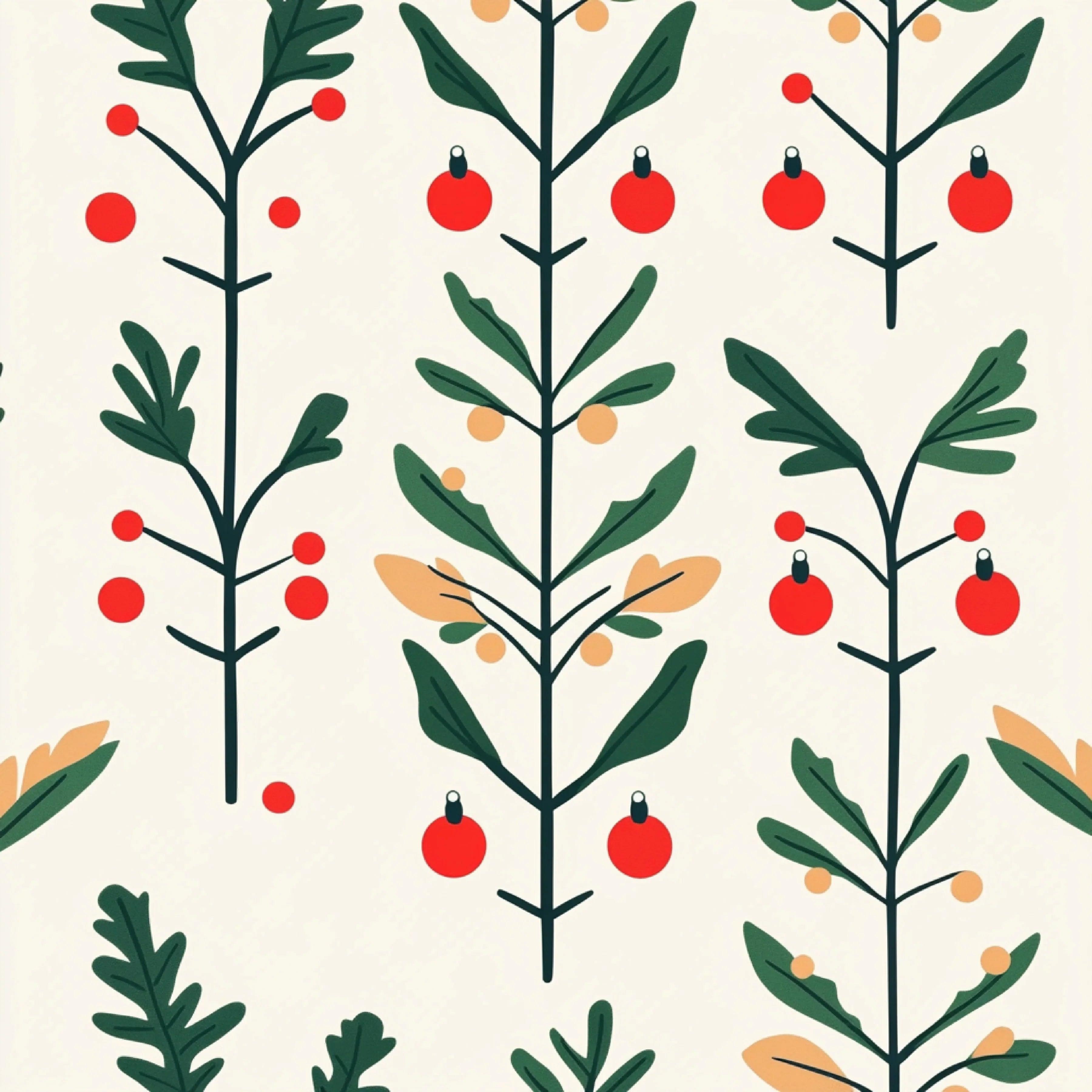 Minimalist Retro Christmas Patterns Clipart Bundle - CraftNest - Digital Crafting and Art