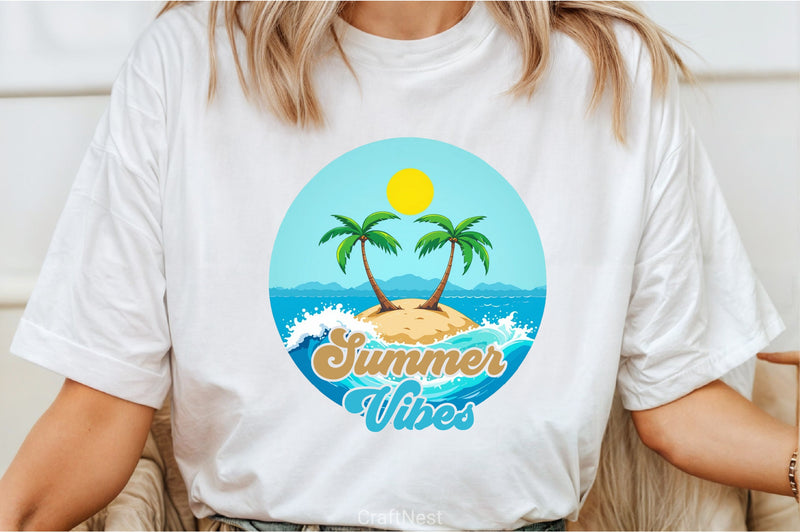 Summer Vibes Clipart Bundle 4 - CraftNest - Digital Crafting and Art