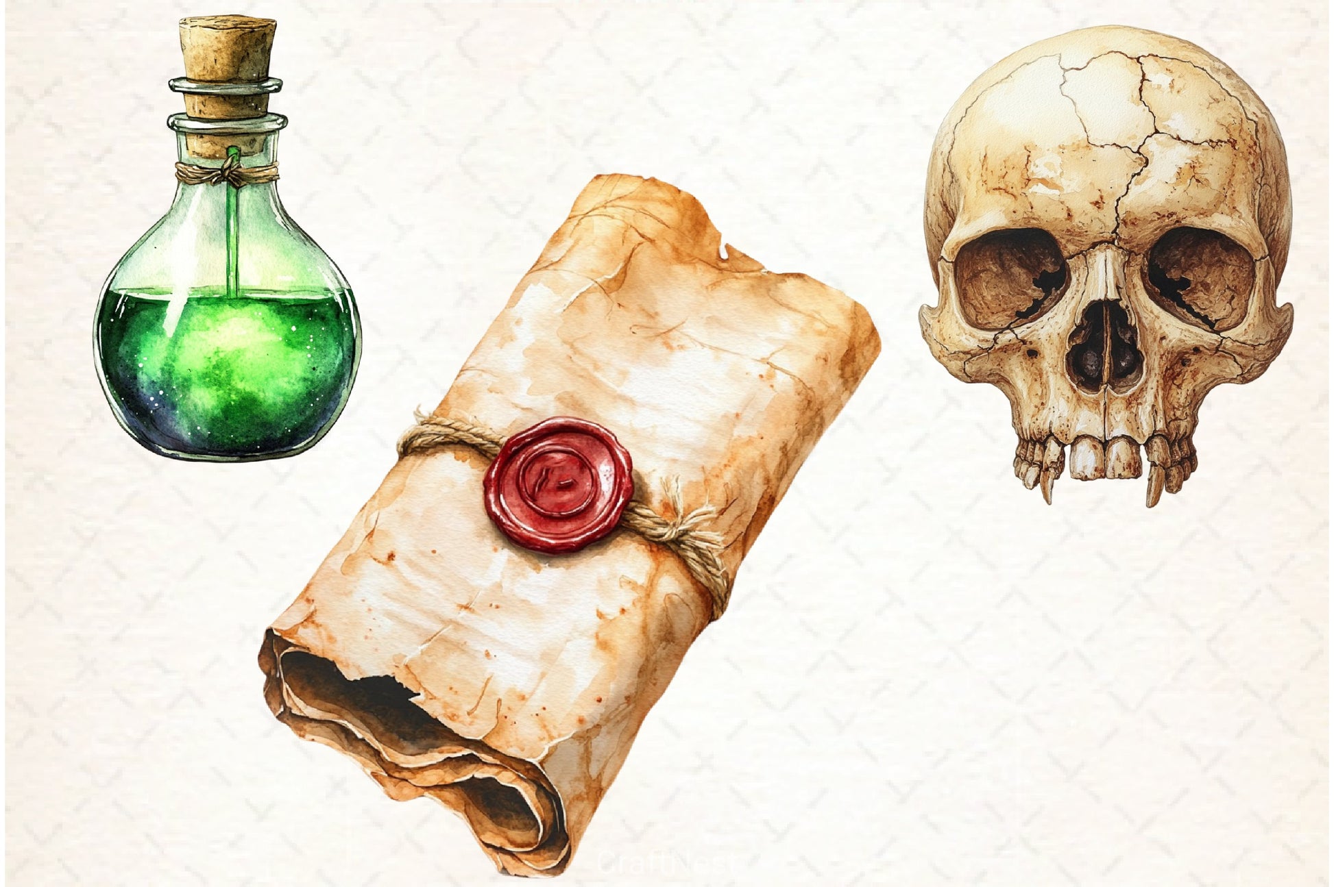 Cozy Spooky Halloween Clipart Bundle - CraftNest - Digital Crafting and Art