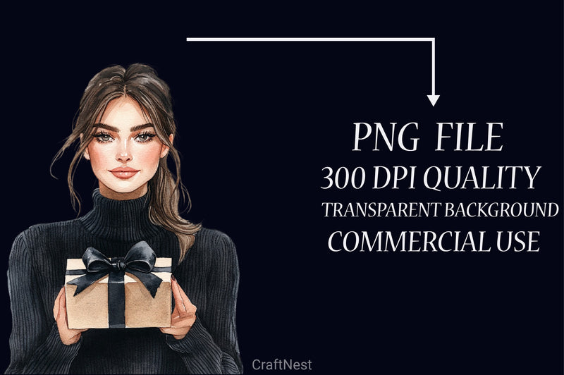 Moody Christmas Clipart Bundle 1 - CraftNest - Digital Crafting and Art