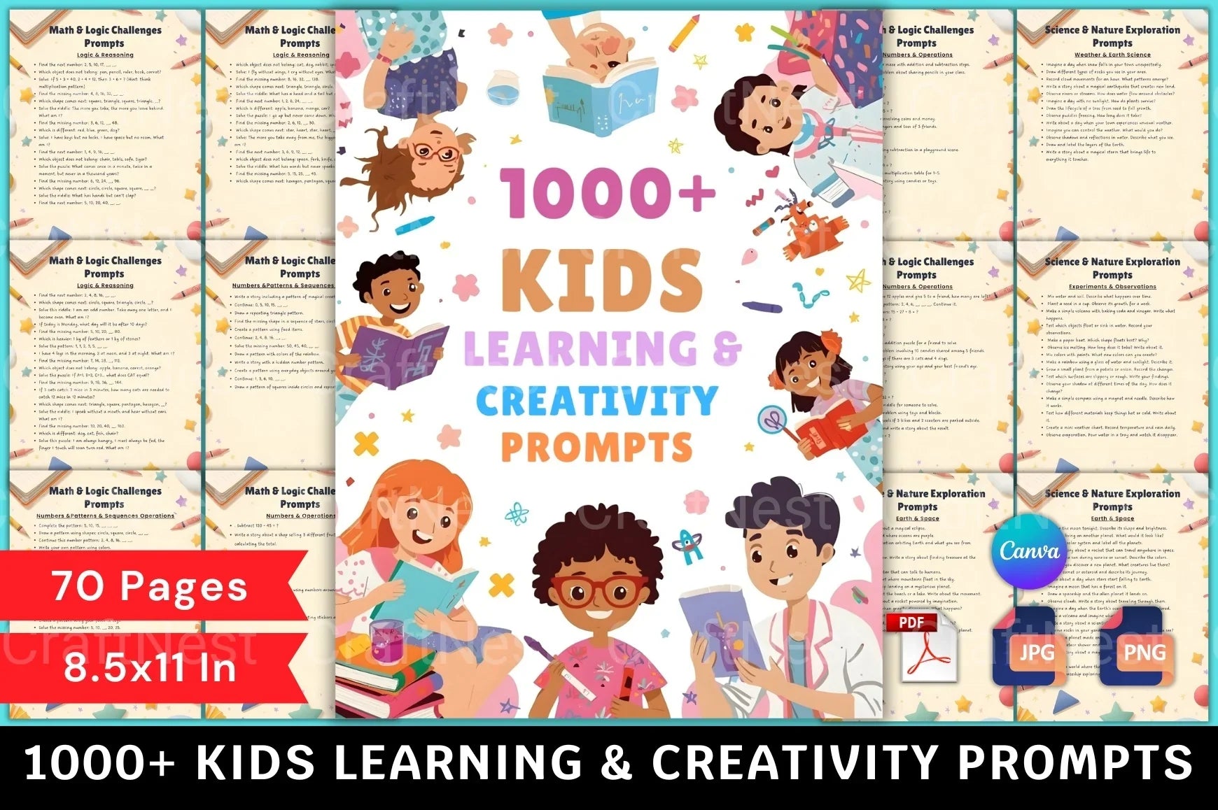 Kids Creativity Prompts for Learning - CraftNest - Digital Crafting and Art