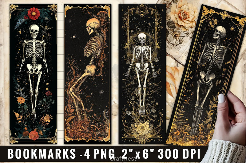 Halloween Skeletons Clipart Bundle - CraftNest - Digital Crafting and Art