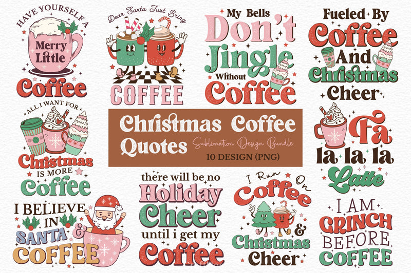 Christmas Coffee Clipart Bundle 4 - CraftNest - Digital Crafting and Art