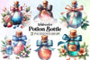 Potion Bottle Clipart Bundle