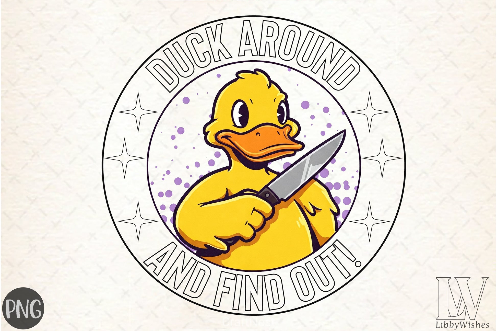 Duck Around And Find Out Clipart Bundle - CraftNest - Digital Crafting and Art