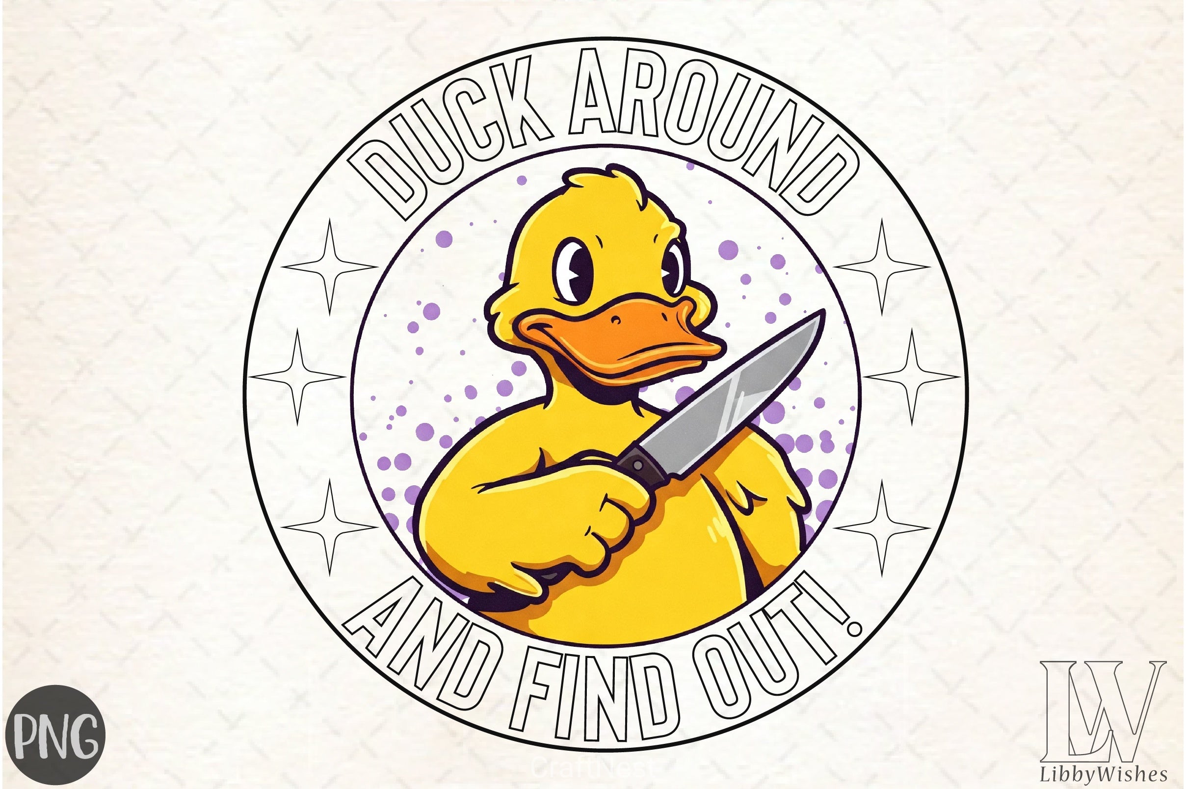 Duck Around And Find Out Clipart Bundle - CraftNest - Digital Crafting and Art