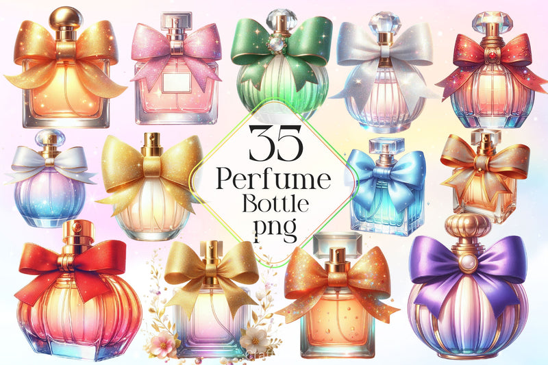 Perfume Bottle Clipart Bundle 2 - CraftNest - Digital Crafting and Art