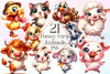 Funny Farm Animals Clipart Bundle 2