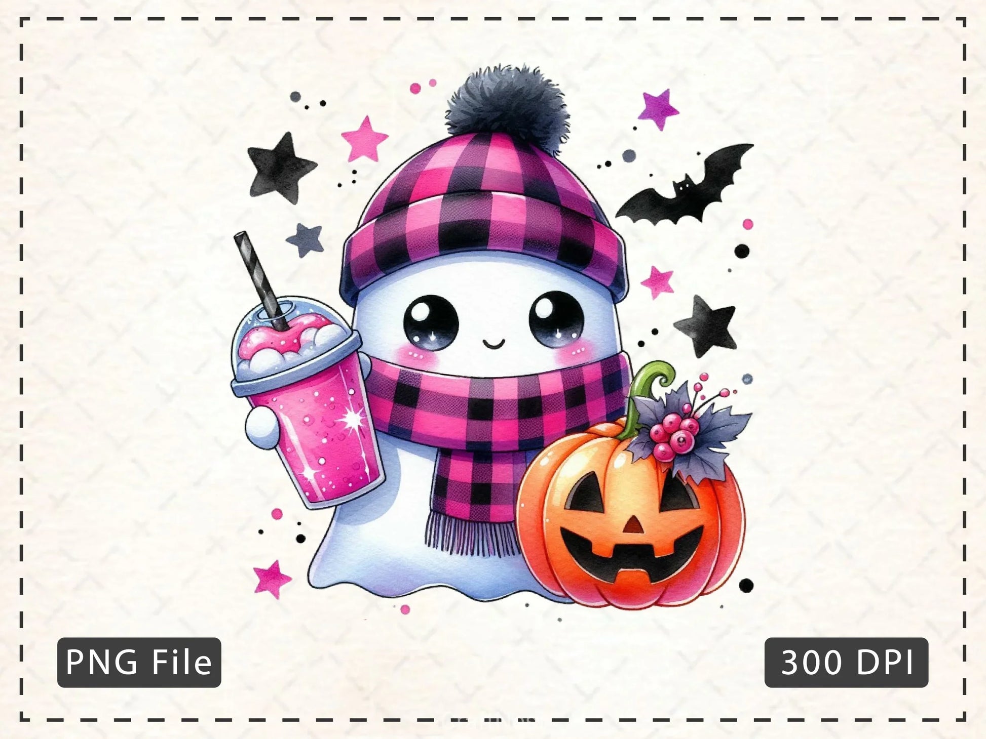 Cute Ghost Cute Halloween Clipart Bundle 5 - CraftNest - Digital Crafting and Art