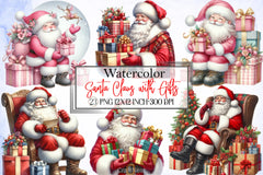 Santa Claus Gifts Clipart Bundle - CraftNest - Digital Crafting and Art