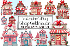 Valentine's Day Shop Clipart Bundle - CraftNest - Digital Crafting and Art