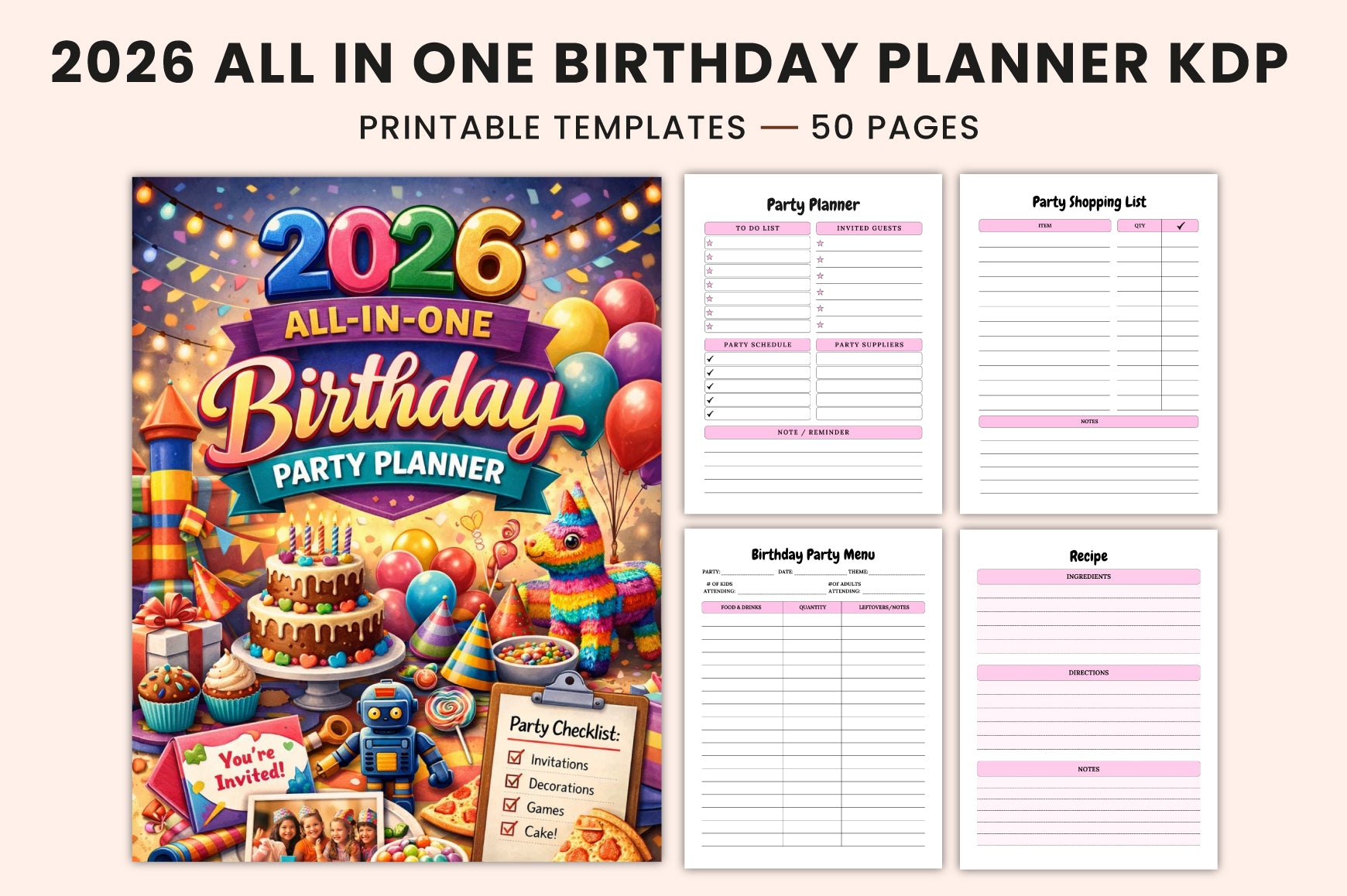 All-In-One Birthday Party Planner
