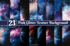 Painted Galaxy Digital Paper - CraftNest - Digital Crafting and Art