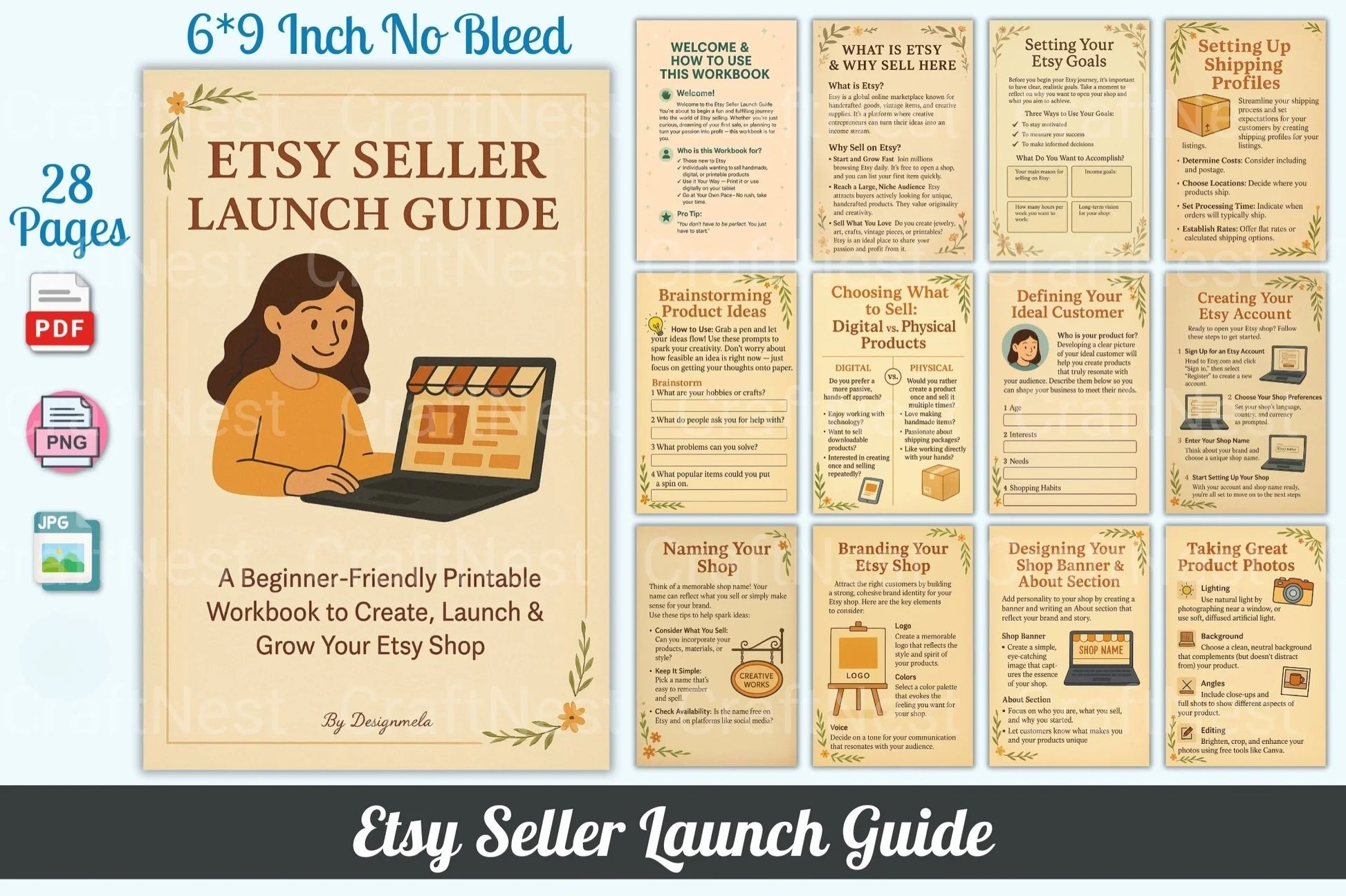 Etsy Seller Launch Guide - CraftNest - Digital Crafting and Art