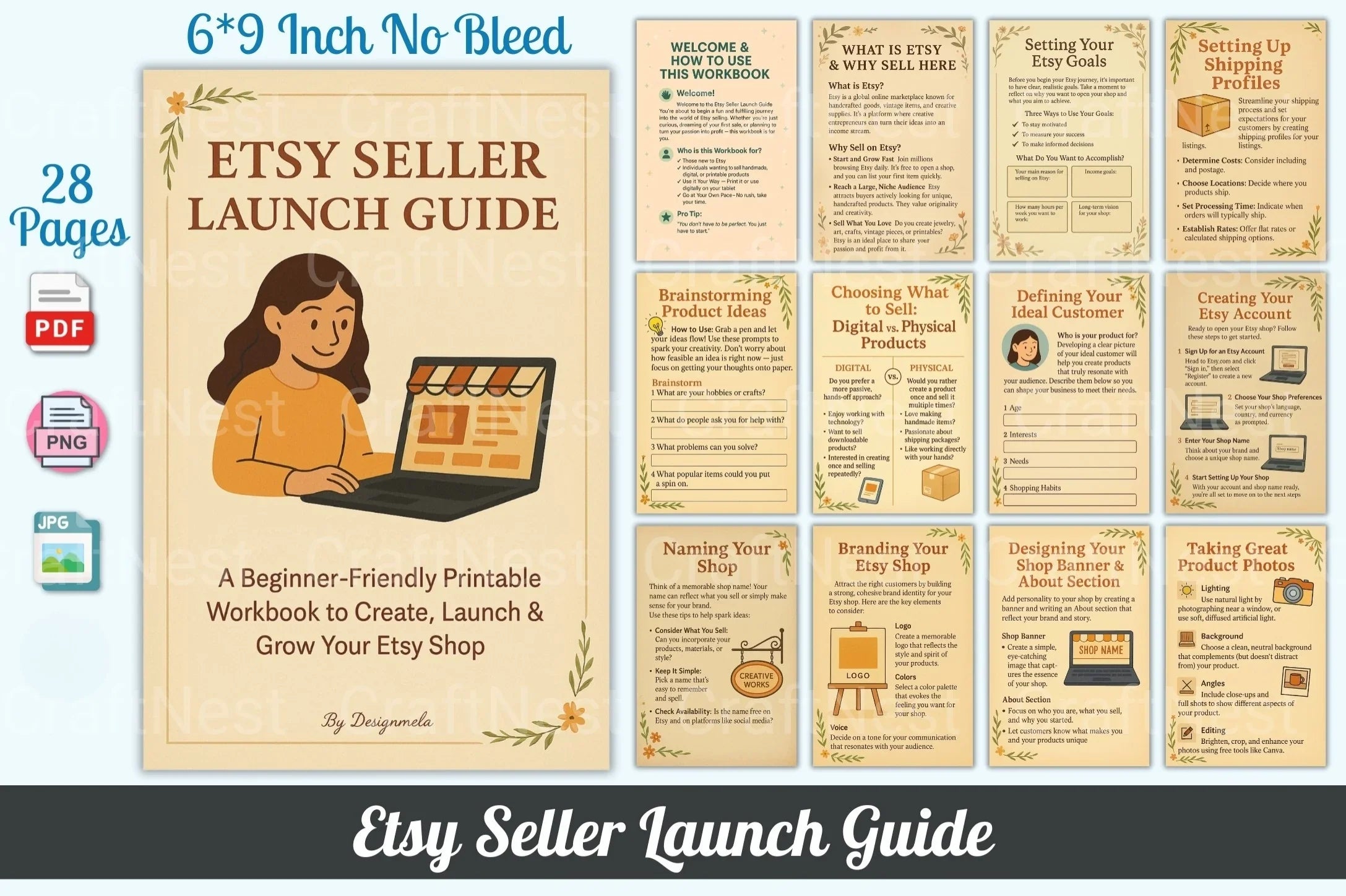 Etsy Seller Launch Guide - CraftNest - Digital Crafting and Art