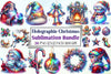 Holographic Christmas Clipart Bundle