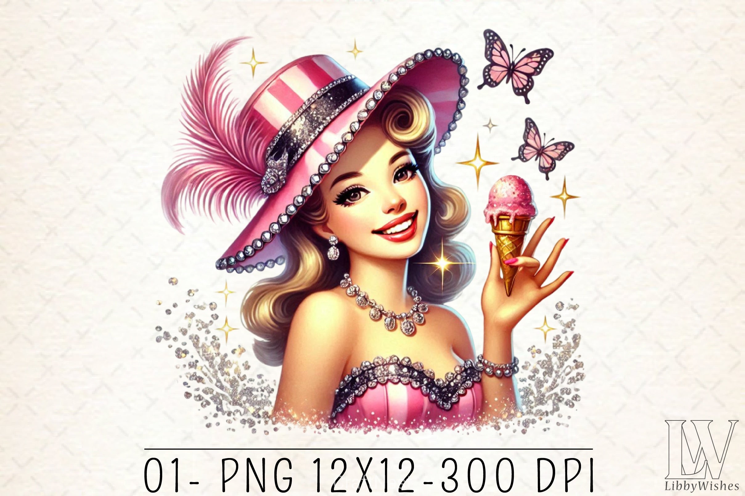 Mardi Gras Girl Clipart Bundle 3 - CraftNest - Digital Crafting and Art