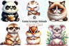 Grumpy Animals Clipart Bundle 3