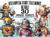 Steampunk Fairy Tale Robots