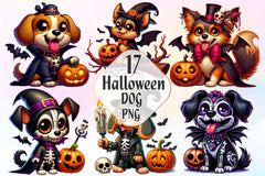 Halloween Dog Clipart Bundle 3 - CraftNest - Digital Crafting and Art