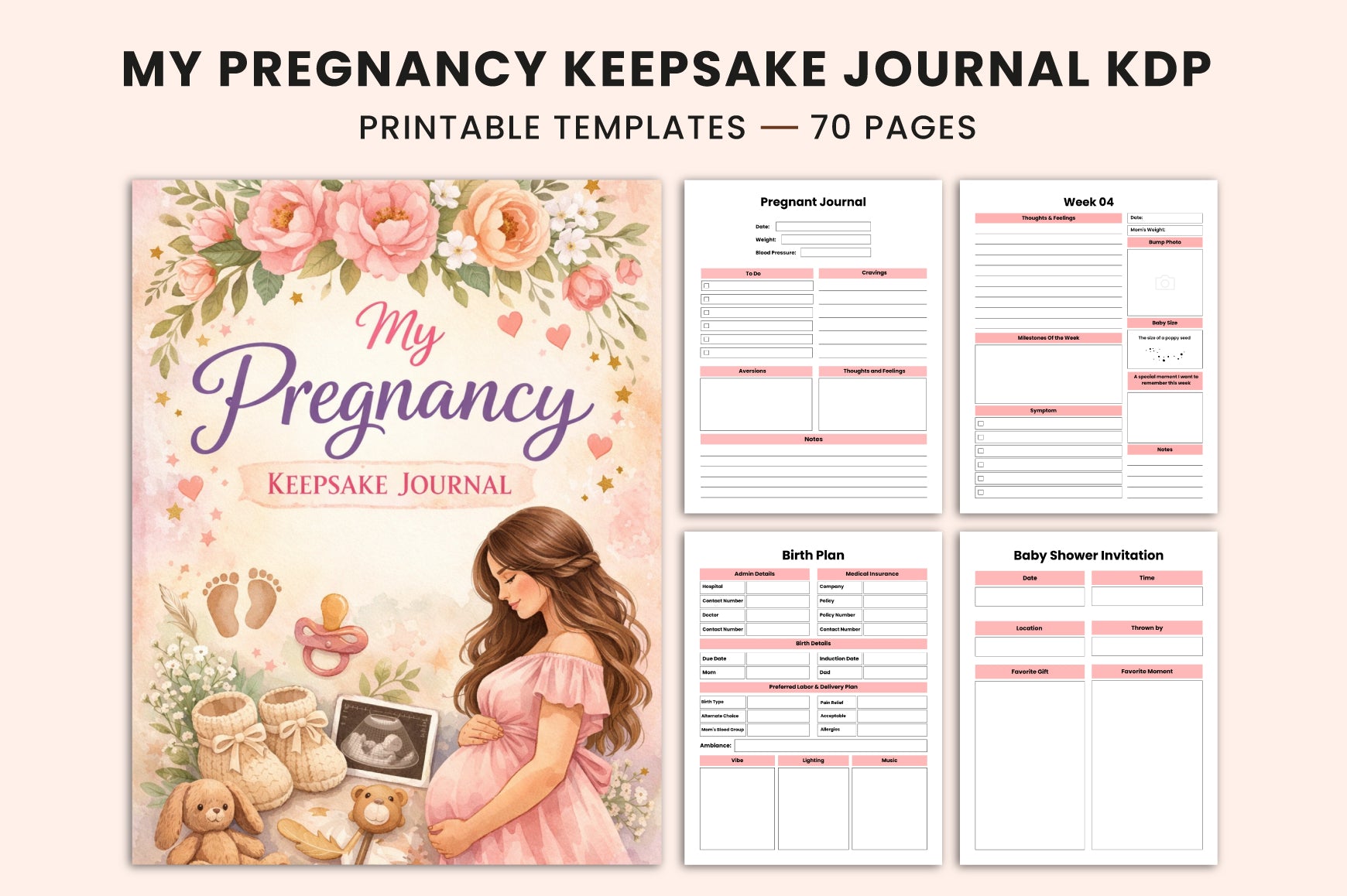 My Pregnancy Keepsake Journal