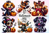 Halloween Dog Clipart Bundle 3