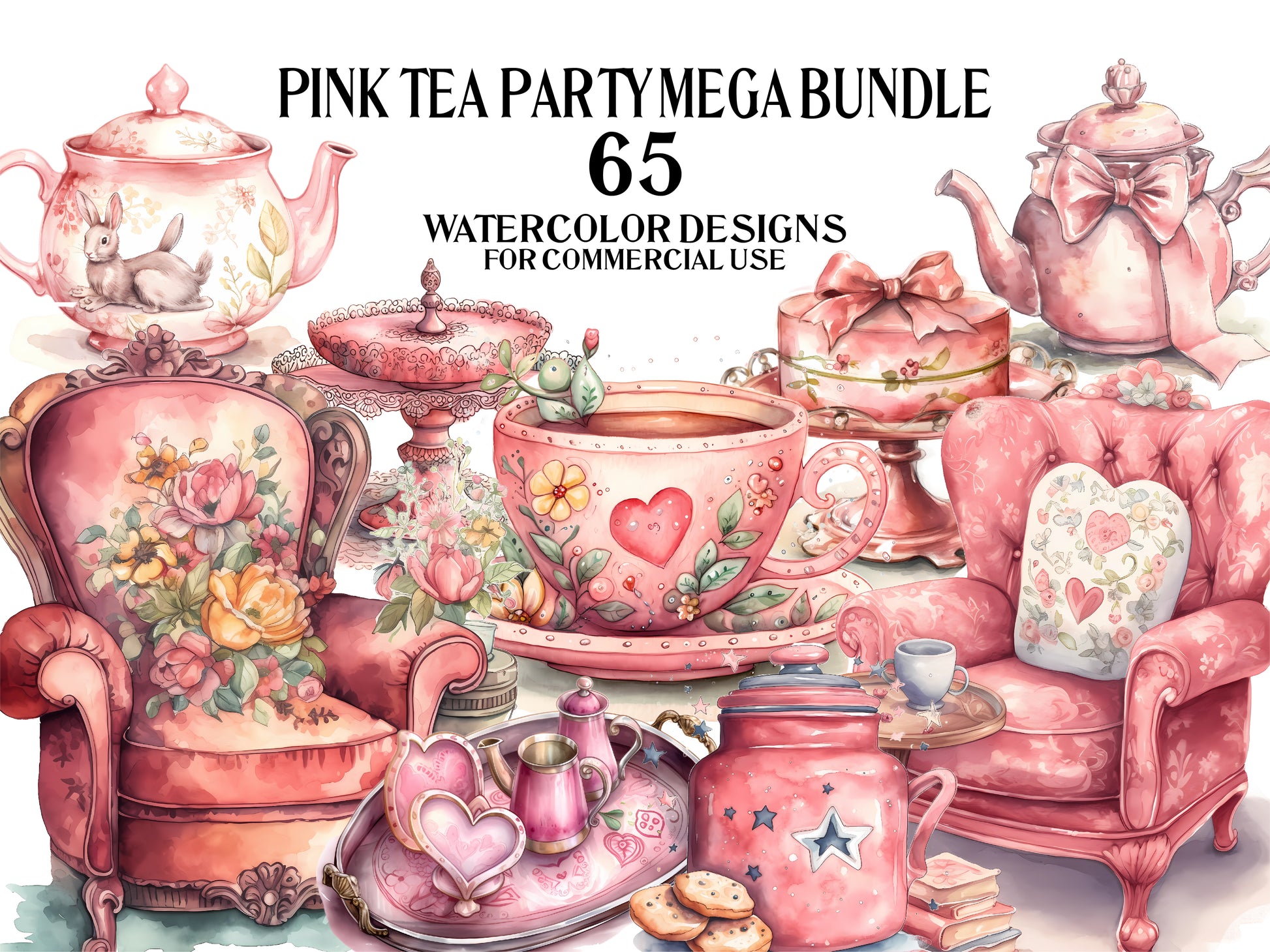 Tea Party Clipart - CraftNest