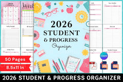 Student Progress Organizer for Effective Tracking - CraftNest - Digital Crafting and Art