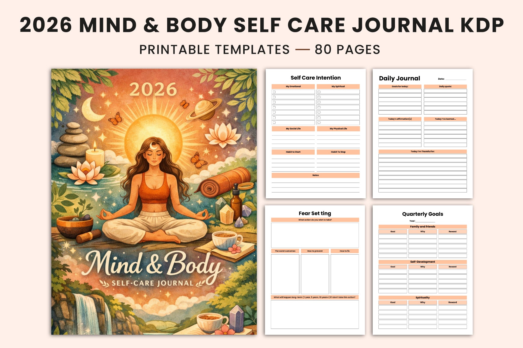 Mind Body Self-Care Journal