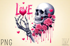 Valentine Skeleton Clipart Bundle 1 - CraftNest - Digital Crafting and Art