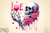 Valentine Skeleton Clipart Bundle 1
