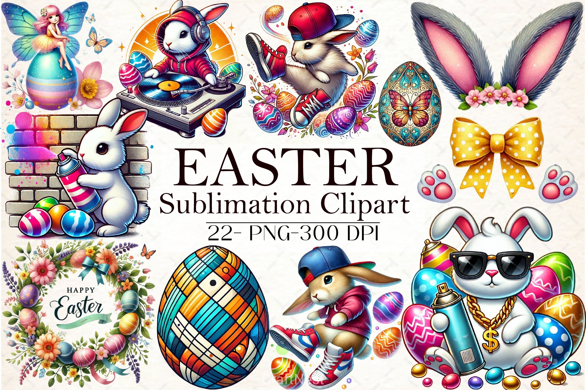 Easter Clipart Bundle 5 - CraftNest - Digital Crafting and Art