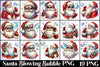 Santa Bubble Clipart Bundle