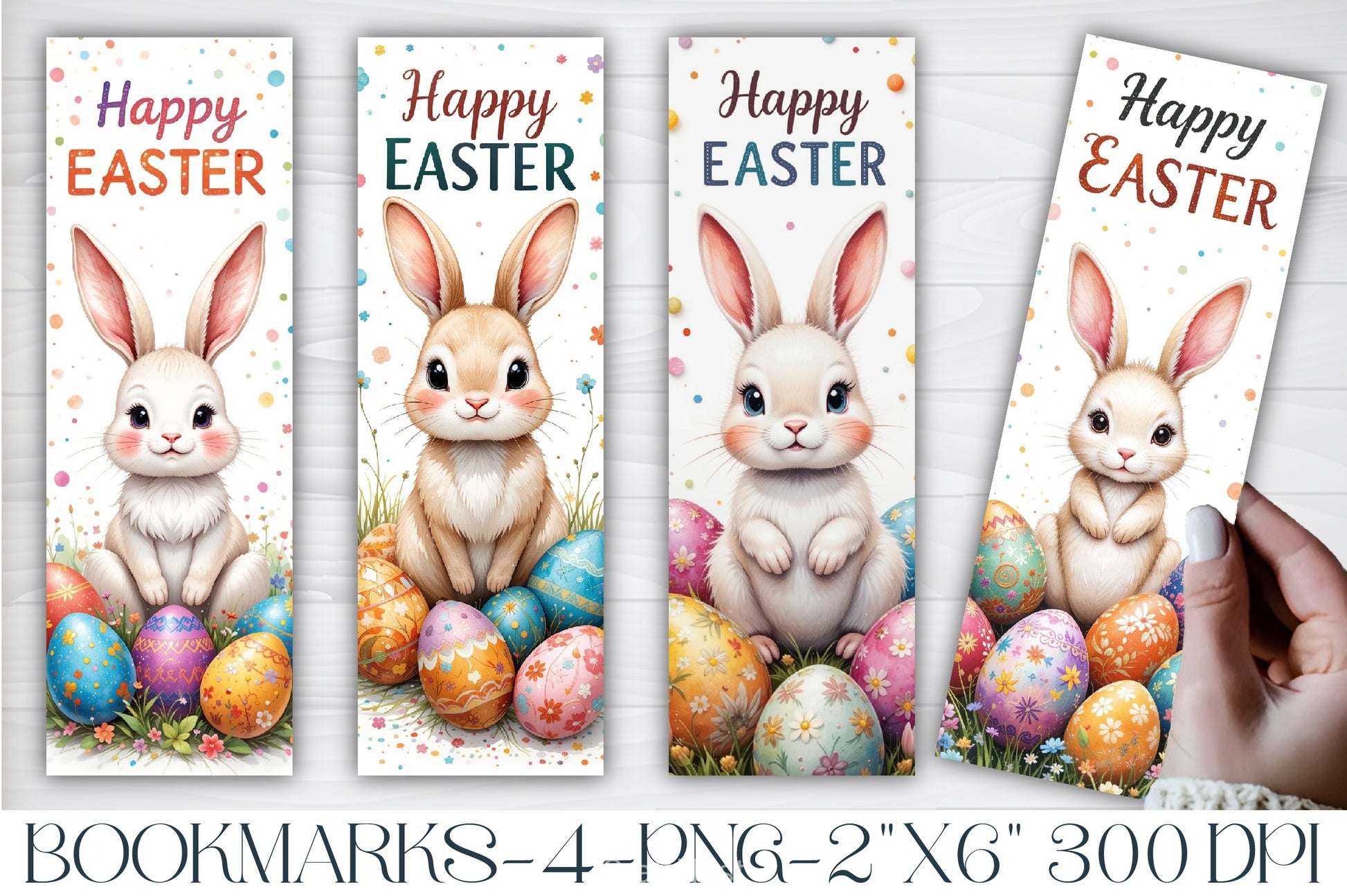 Happy Easter Bookmark Journal - CraftNest - Digital Crafting and Art
