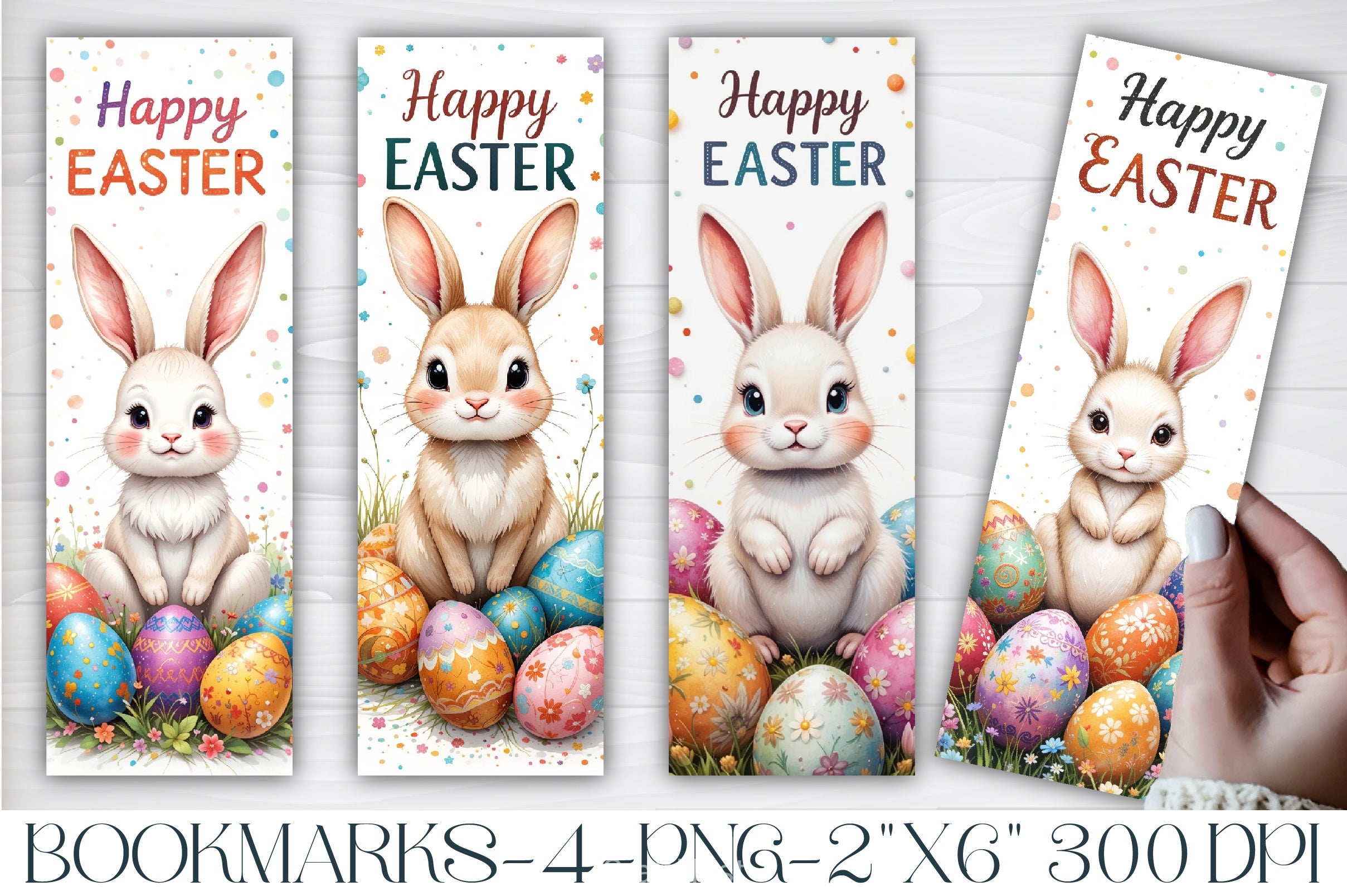 Happy Easter Bookmark Journal - CraftNest - Digital Crafting and Art