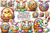 Easter Basket Clipart Bundle