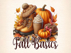 Fall Basics Fall Autumn Clipart Bundle - CraftNest - Digital Crafting and Art