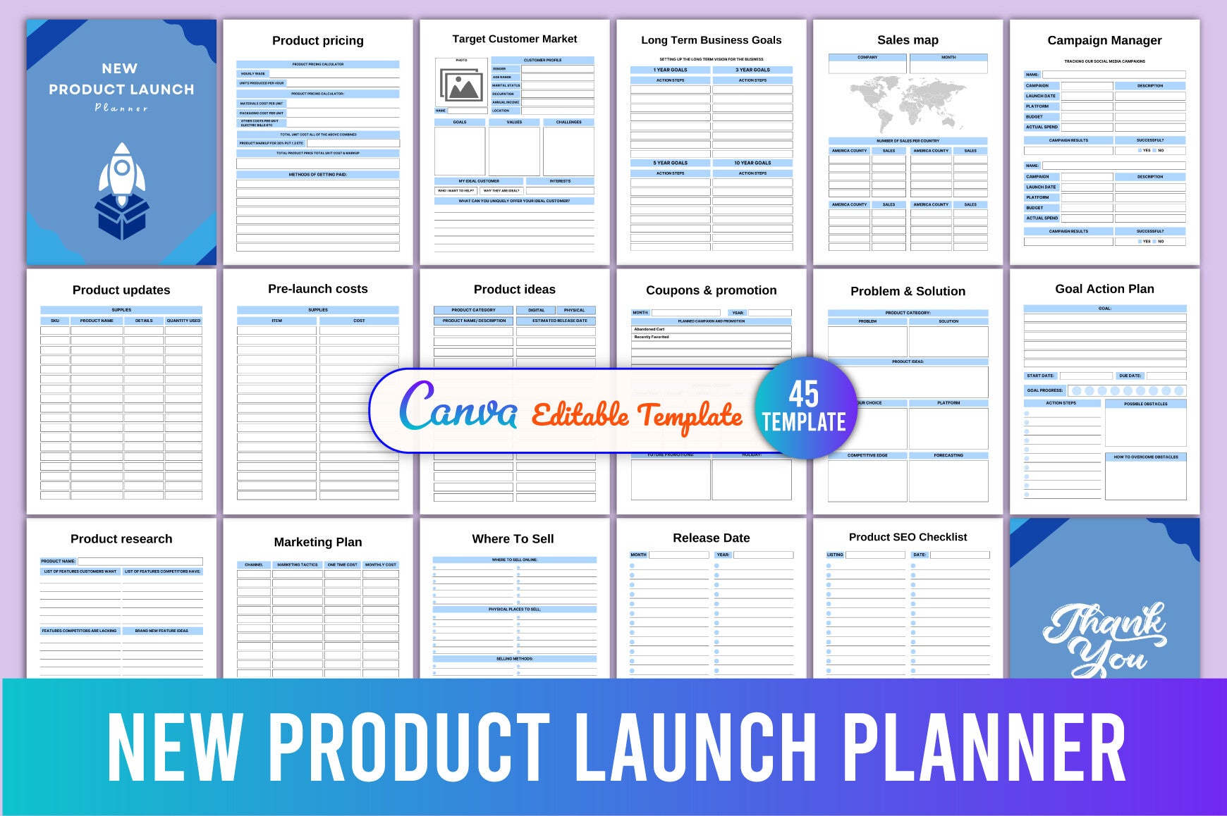 New Product Launch Planner