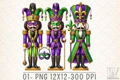 Nutcracker Mardi Gras Clipart Bundle - CraftNest - Digital Crafting and Art